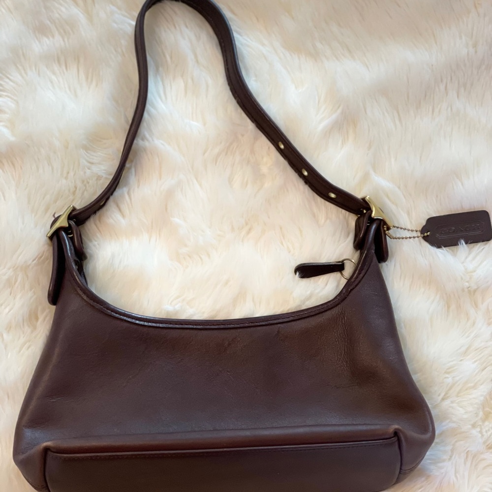 Vintage Coach purse—chocolate brown